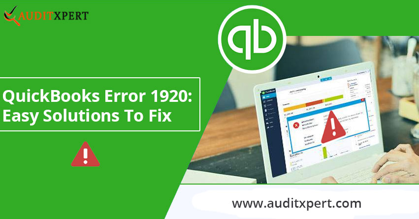 QuickBooks error 1920