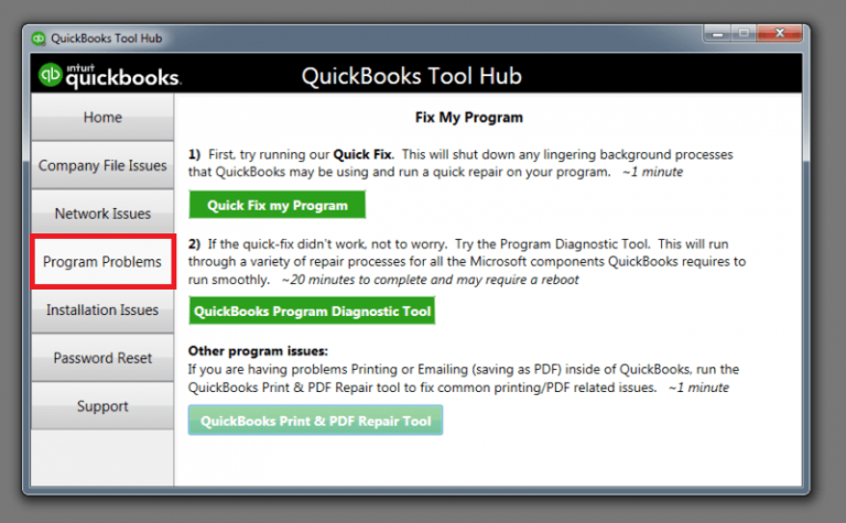 quickbooks password reset tool download free
